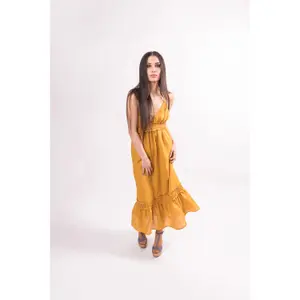 Leinenkleid Damen Balou Maxi image-4