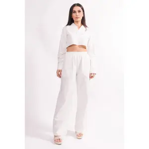 Hochbundhose aus Leinen für Damen Balou image-1
