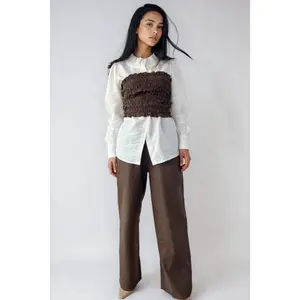 Hochbundhose aus Leinen für Damen Balou image-2