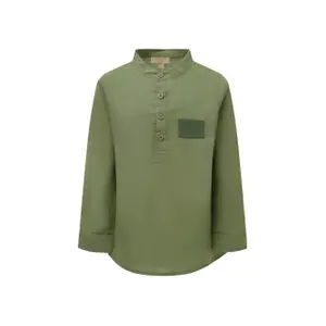 Baby Boy Long Sleeve Linen Shirt Balou image-0