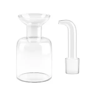 Borosilicate cylindrical oil dispenser Balvi Basics image-0