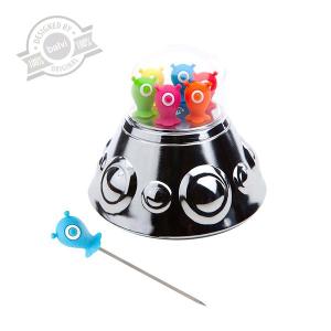 24805-snack-picks-balvi-ufo-party-abs-silver-10-4x11x11-cm