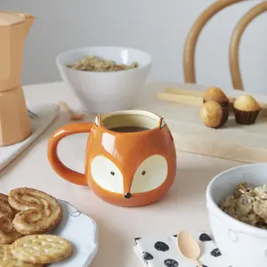Mug con manico in ceramica Balvi Fox image-1