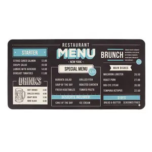 Dywanik do kuchni z plastiku Balvi New York Menu image-1