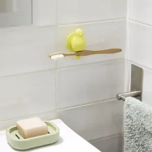 Zahnbürstenhalter aus Silikon Balvi Birdie image-1