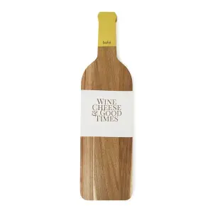 Tabla de cortar de madera Balvi The bottle image-0