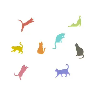 Znak do szklanek Balvi Sticky Cats (x8) image-0
