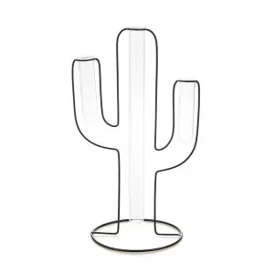 Vaso di vetro Balvi Cactus Silhouette