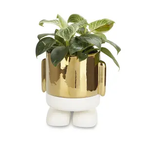 Keramikblomkruka Balvi Mr.Standy Gold Edition image-0