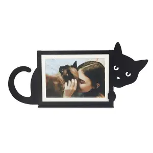 Metallischer horizontaler Bilderrahmen Balvi Hidden Cat image-0