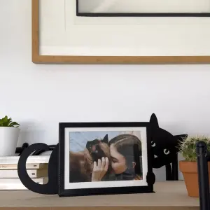 Metallischer horizontaler Bilderrahmen Balvi Hidden Cat image-1