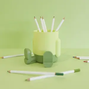 Portapenne in plastica Balvi Mr.Sitty image-1