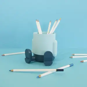 Plastic pencil holder Balvi Mr.Sitty image-1