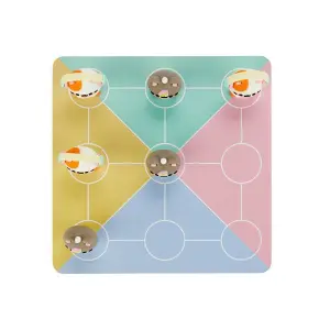 Plastic and cardboard board games Balvi Tic Tac Toe Kawaii image-1