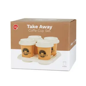 Kaffekop i porcelæn Balvi Take Away (x4) image-1