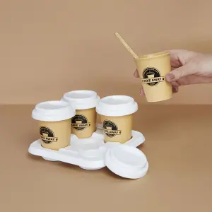 Kaffekop i porcelæn Balvi Take Away (x4) image-2