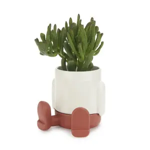 Keramische bloempot Balvi Mr.Sitty image-0