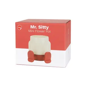 Keramische bloempot Balvi Mr.Sitty image-1