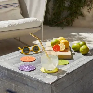 Sottobicchiere di plastica Balvi Fruit Party (x4) image-1