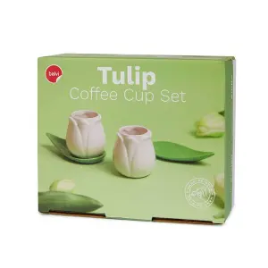 Keramický hrnek na kávu Balvi Tulip (x2) image-2