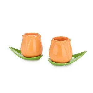 Keramische koffiemok Balvi Tulip (x2) image-0