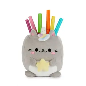 Stiftetui aus Stoff für Kinder Balvi Fluffy Kawaii Starry image-1