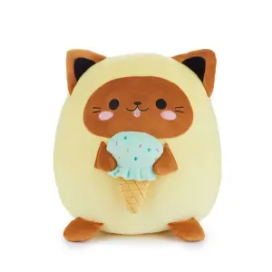 Polyester kussen Balvi Fluffy Kawaii Minty image-0