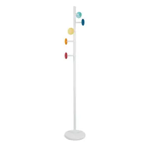 Coat rack steel wood Balvi Shiitake Wood image-0