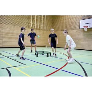 d3274-volleyball-bamball-pro-set-schwarz-grun-90x20-cm