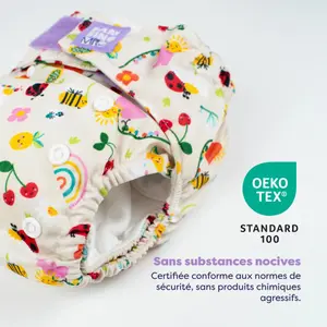 Trio Discovery Washable Nappy Bambino Mio Fête Au Jardin (x3) image-4