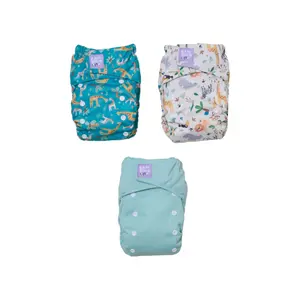 Trio Discovery Washable Nappy Bambino Mio Aventure Sauvage (x3)