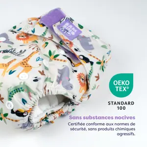 Trio Discovery Washable Nappy Bambino Mio Aventure Sauvage (x3) image-4