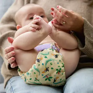 Couche lavable révolutionnaire Petits amis de la rivière Bambino Mio image-1