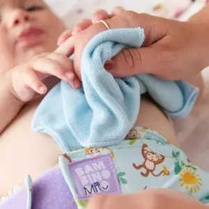 Επαναχρησιμοποιούμενες μωρομάντηλα Bambino Mio (x10) image-1