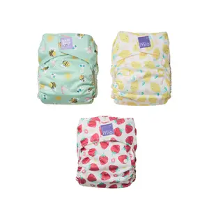 All-in-One Washable Nappy In the Garden Bambino Mio Miosolo (x3)