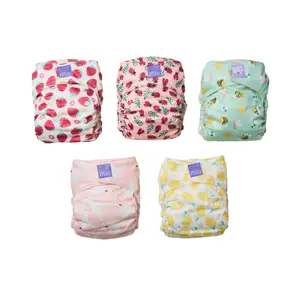 All-in-One Washable Nappy In the Garden Bambino Mio Miosolo (x5)