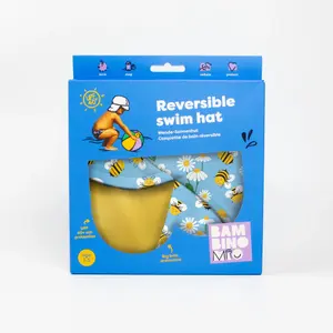 Reversible Swim Cap Fairy Bees Bambino Mio image-2