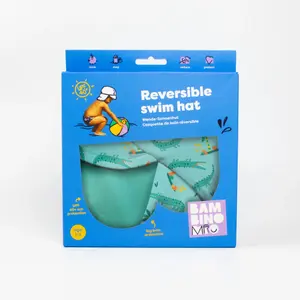 Reversible Croco Player Swim Cap Bambino Mio image-2