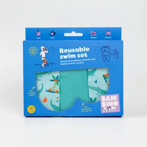 Ανακυκλώσιμο Σετ Μπάνιου Croco Joueur Μωρού Bambino Mio (x3) image-2