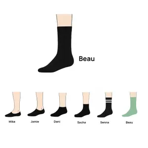socks Bamboo Basics Beau (x3) image-1