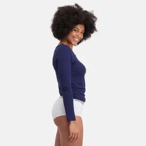 Γυναικείο μακριμάνικο μπλουζάκι Bamboo Basics Lara (x2) image-1