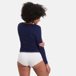 Γυναικείο μακριμάνικο μπλουζάκι Bamboo Basics Lara (x2) image-2