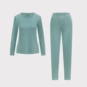 Pyjama manches longues femme Bamboo Basics Nina image-1