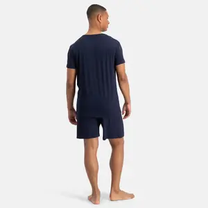 Πυτζάμα μπλουζάκι και σορτς Bamboo Basics Nolan image-4