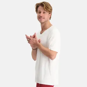 T-shirt με V λαιμόκοψη Bamboo Basics Vance (x2) image-0