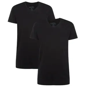 T-shirt με V λαιμόκοψη Bamboo Basics Velo Long fit (x2) image-0
