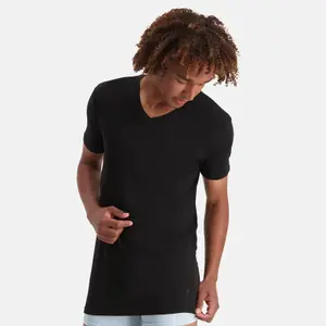 T-shirt με V λαιμόκοψη Bamboo Basics Velo Long fit (x2) image-1
