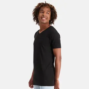 T-shirt με V λαιμόκοψη Bamboo Basics Velo Long fit (x2) image-3