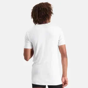 T-shirt com decote em V Bamboo Basics Velo Long fit (x2) image-1