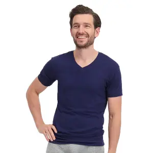 T-shirt με V λαιμόκοψη Bamboo Basics Velo (x2) image-0
